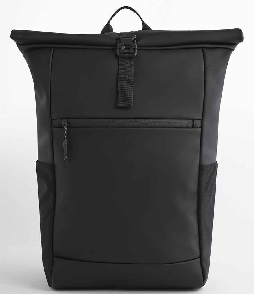 BagBase Athlux Roll-Top Backpack - Black