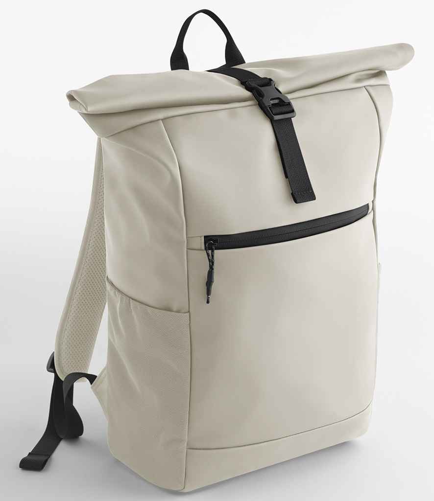 BagBase Athlux Roll-Top Backpack - Natural Stone