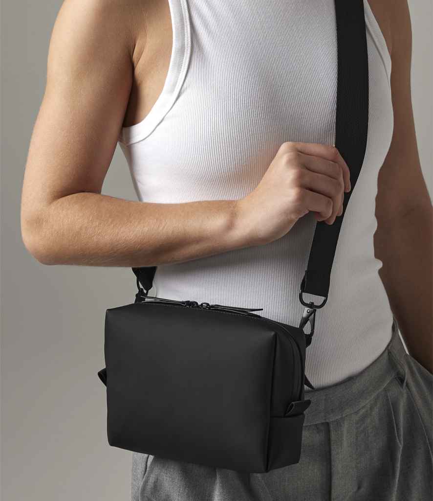 BagBase PU Cross Body Bag - Black