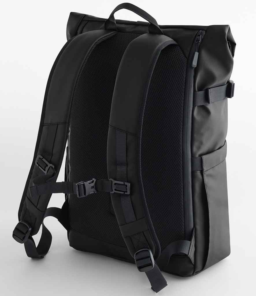 BagBase Everyday Carry 25 Litre Roll-Top Backpack - Black