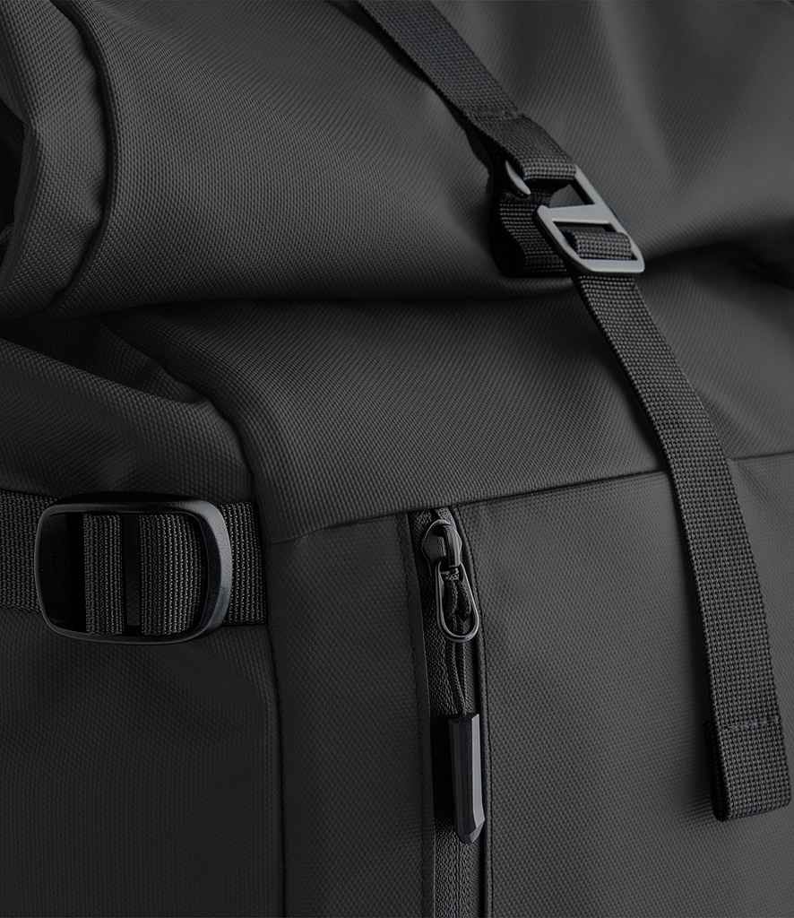 BagBase Everyday Carry 25 Litre Roll-Top Backpack - Black