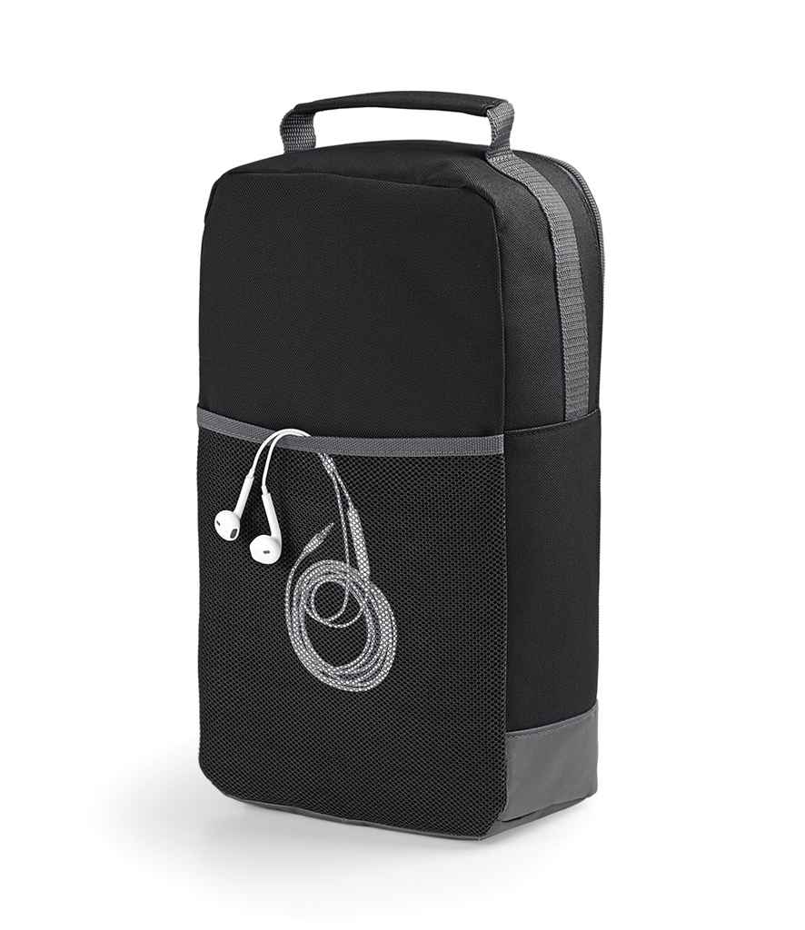 BagBase Athleisure Sports Shoe/Accessory Bag - Black