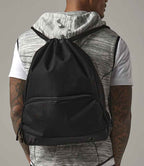 BagBase Athleisure Gymsac - Black/Black
