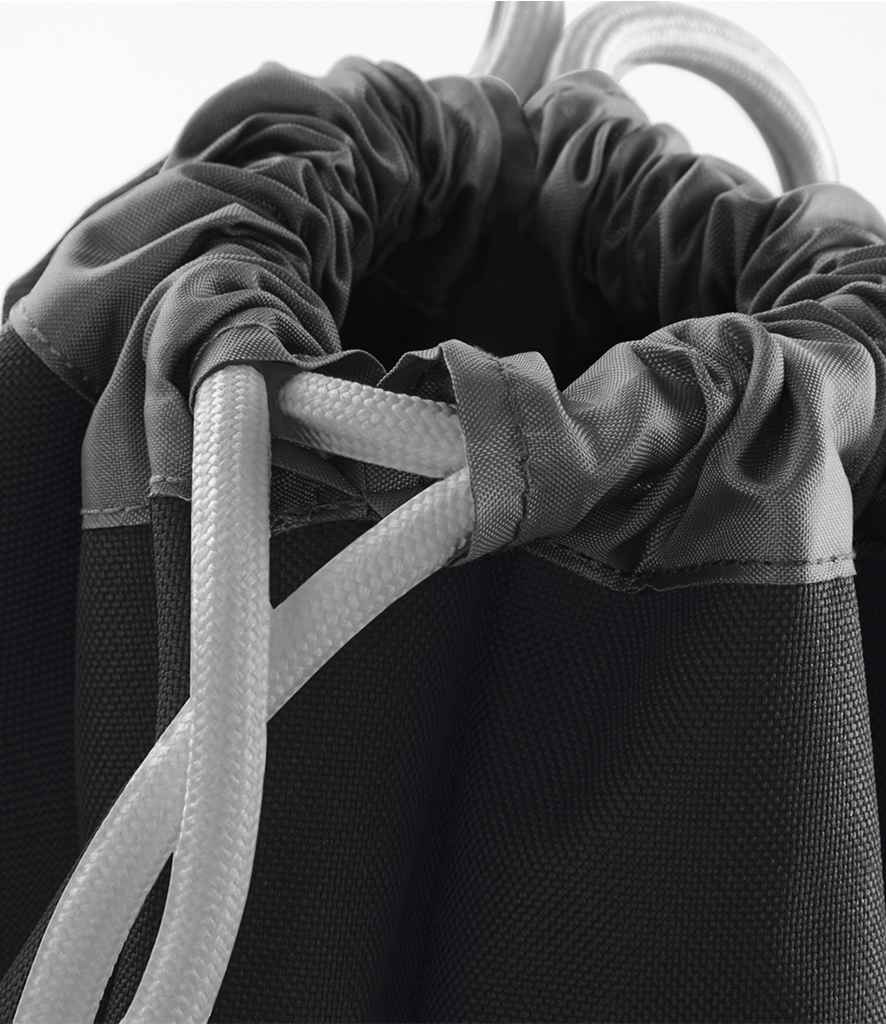BagBase Athleisure Gymsac - Black/Graphite Grey