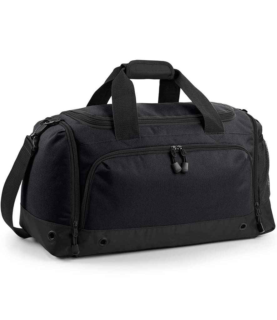 BagBase Athleisure Holdall - Black/Black