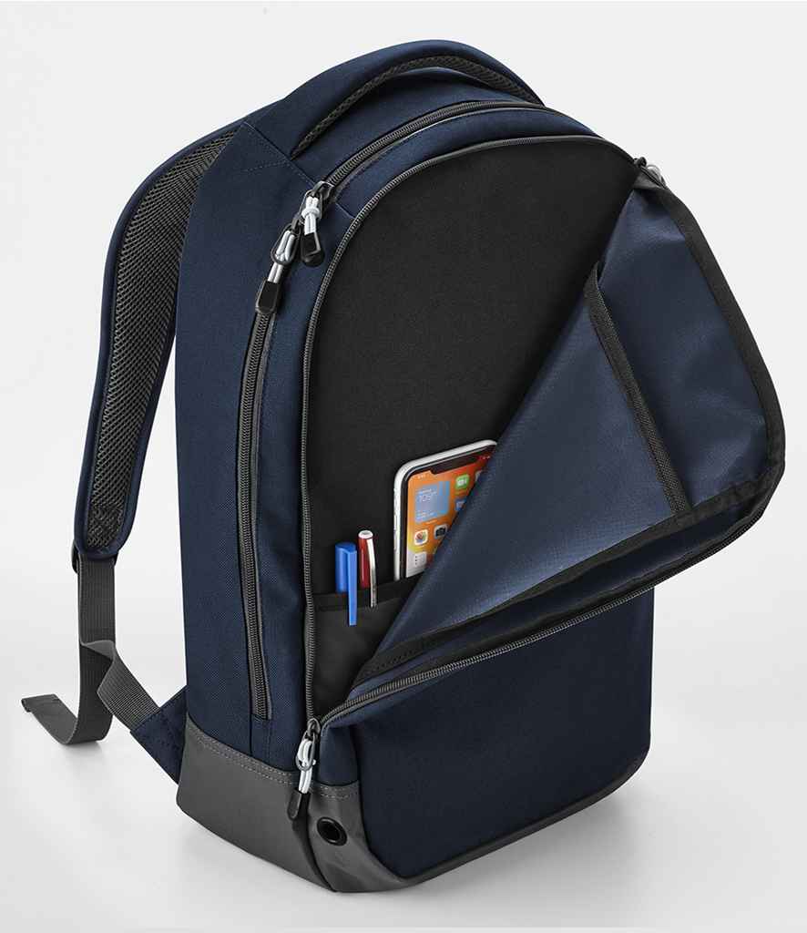 BagBase Athleisure Sports Backpack - French Navy
