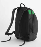 BagBase Teamwear Backpack - Black/Green