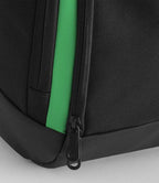 BagBase Teamwear Backpack - Black/Green