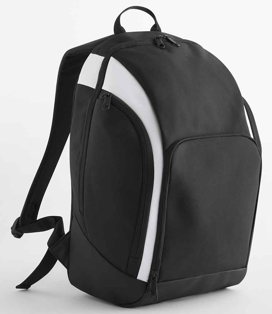 BagBase Teamwear Backpack - Black/White
