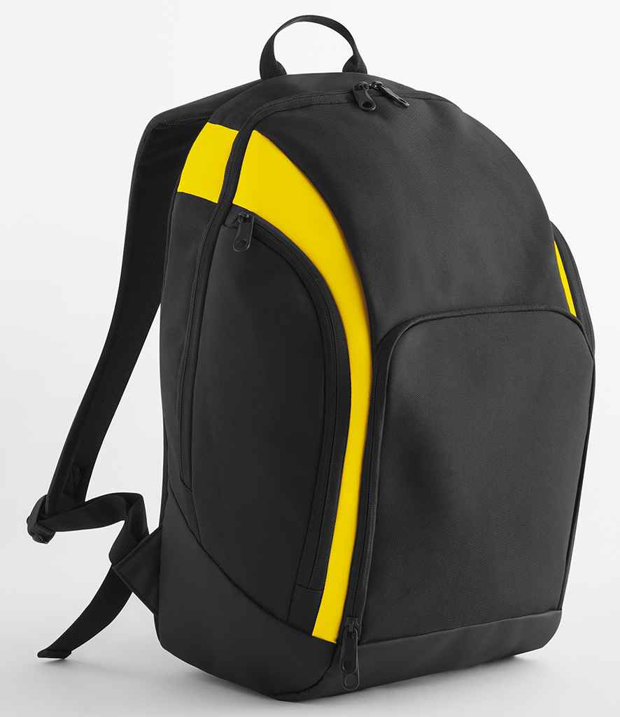 BagBase Teamwear Backpack - Black/Yellow