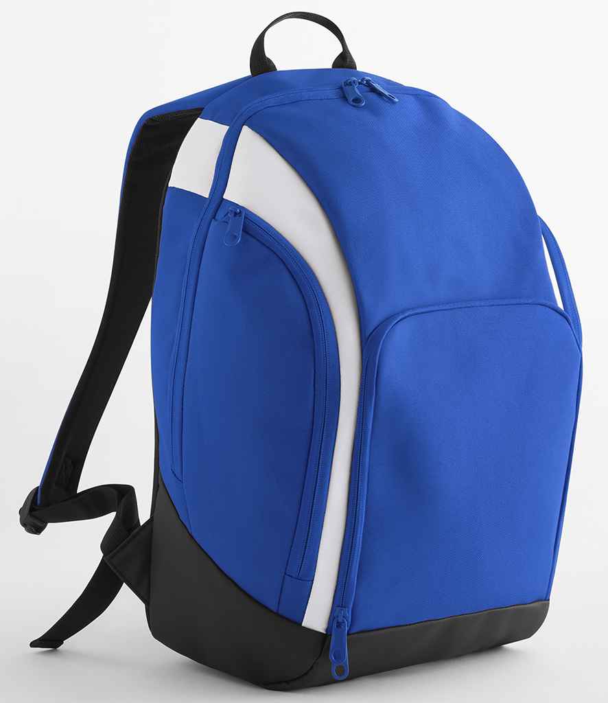 BagBase Teamwear Backpack - Royal Blue/White/Black