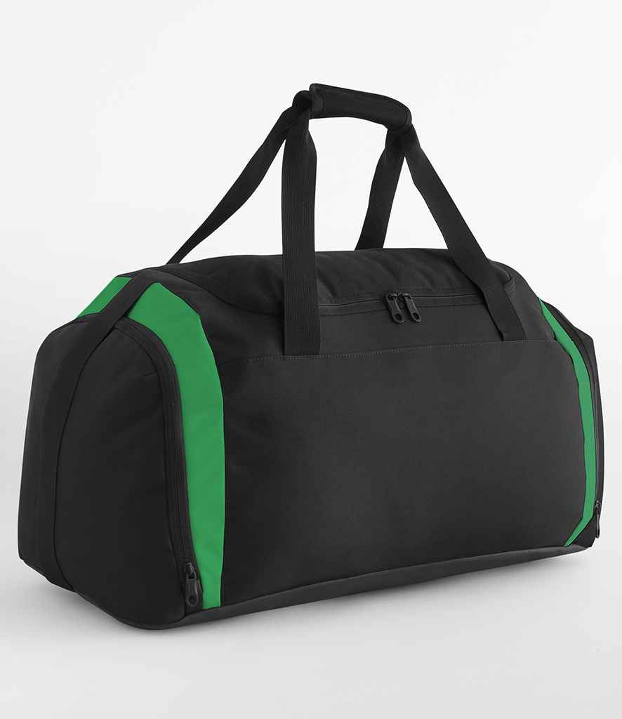 BagBase Teamwear Holdall - Black/Green