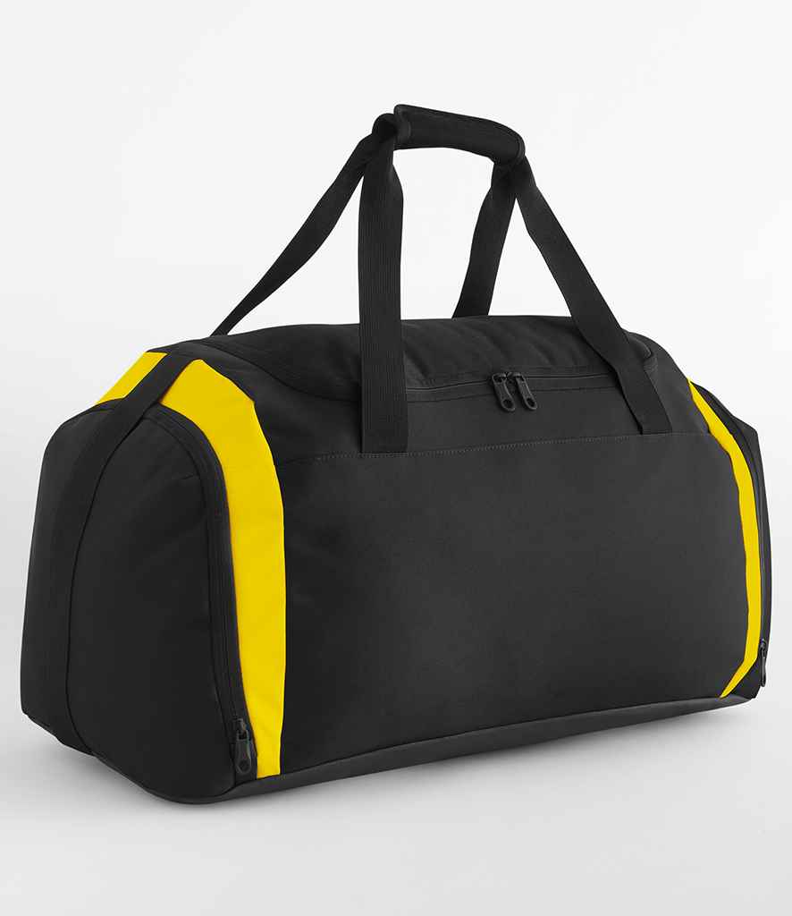 BagBase Teamwear Holdall - Black/Yellow