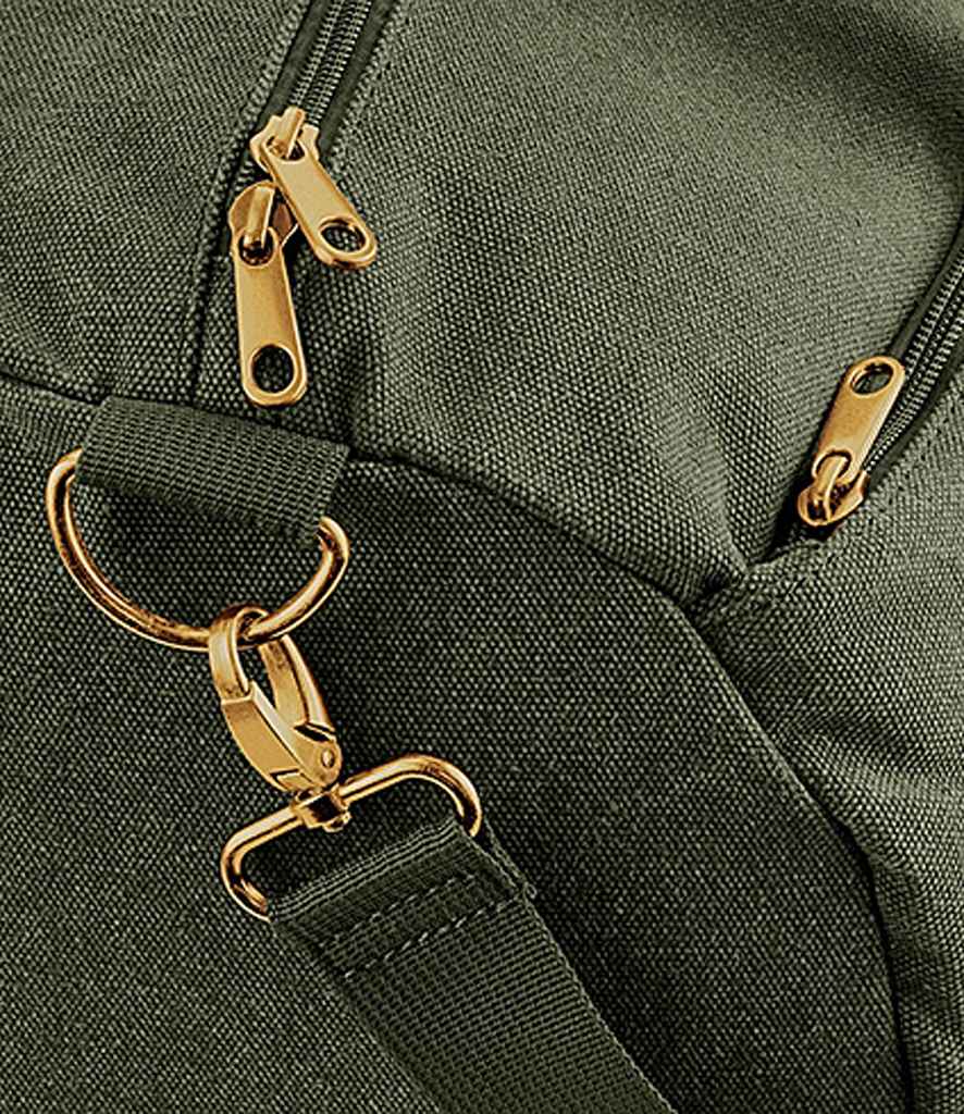 BagBase Vintage Canvas Barrel Bag - Vintage Military Green