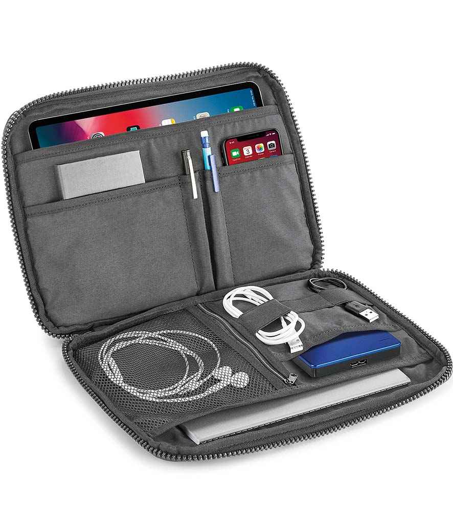 BagBase Essential Tech Organiser - Grey Marl
