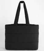 BagBase Quilted Tote Bag - Black