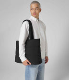 BagBase Quilted Tote Bag - Black
