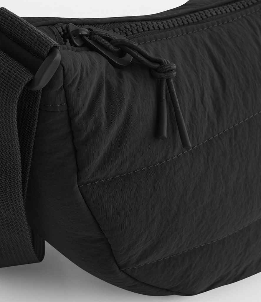 BagBase Quilted Cross Body Bag - Black
