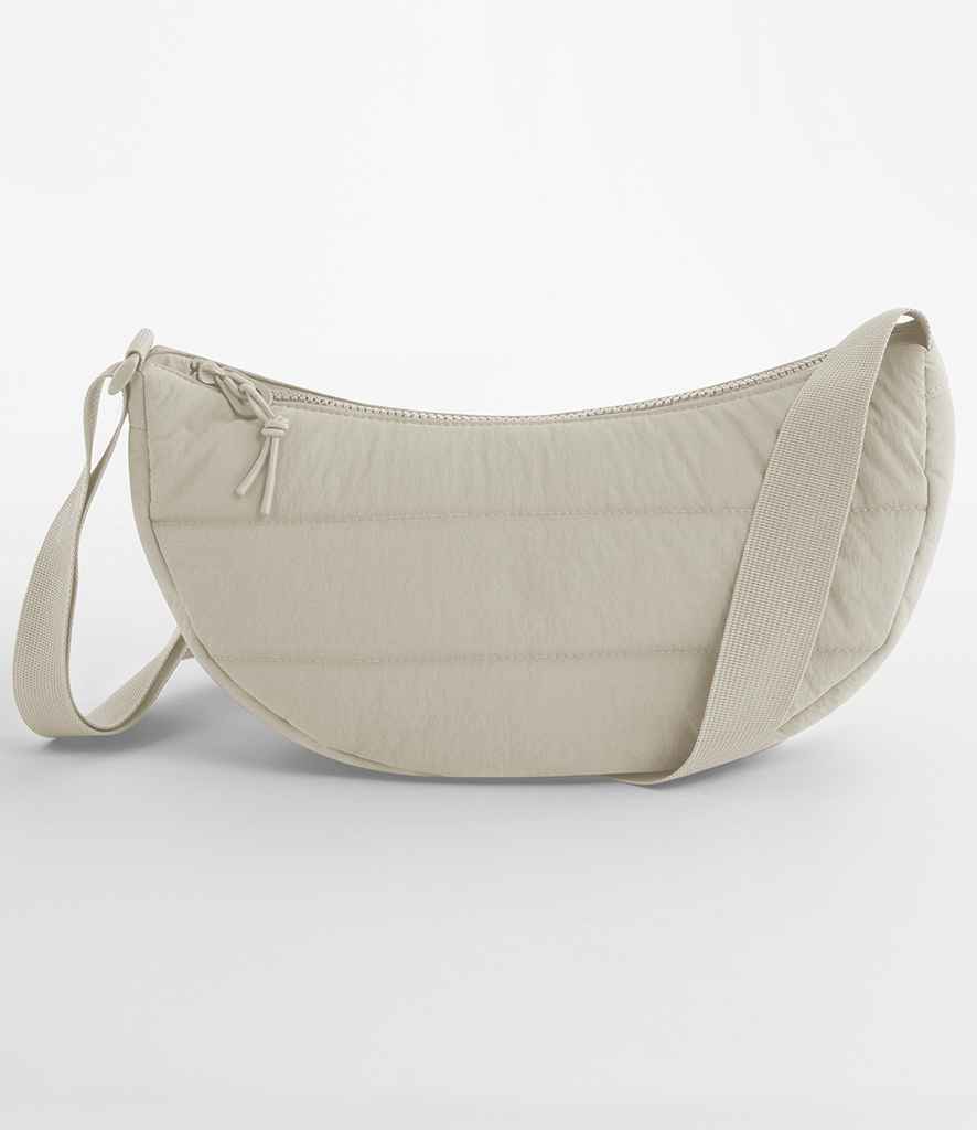 BagBase Quilted Cross Body Bag - Natural Stone