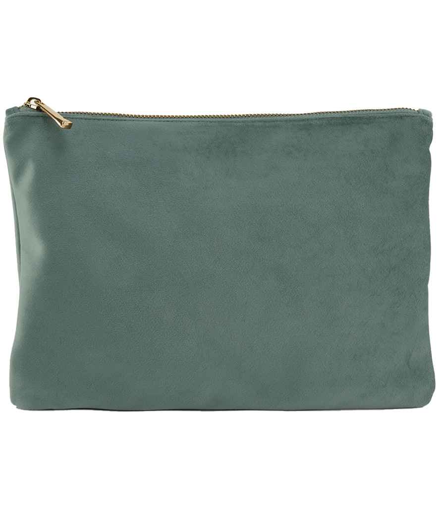 BagBase Velvet Accessory Pouch - Jade