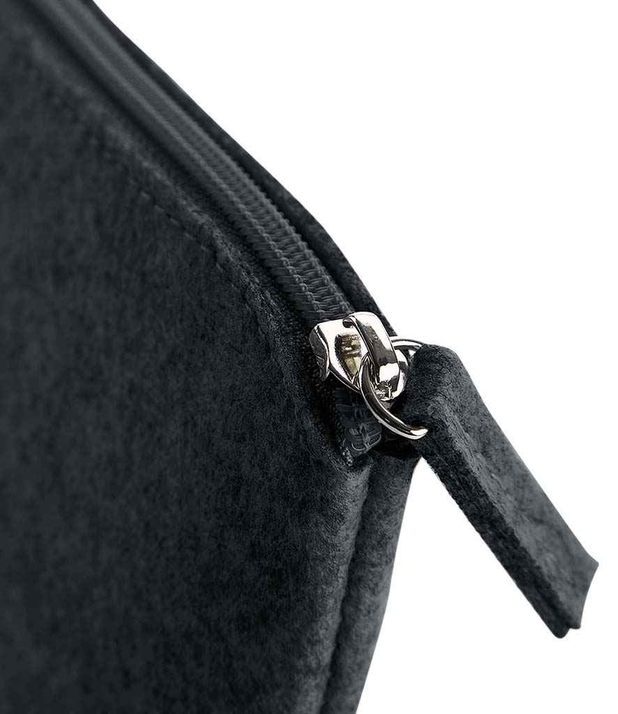 BagBase Felt Accessory Pouch - Charcoal Melange