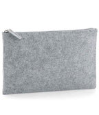 BagBase Felt Accessory Pouch - Grey Melange