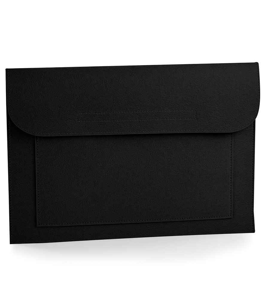 BagBase Felt Laptop/Document Slip - Black