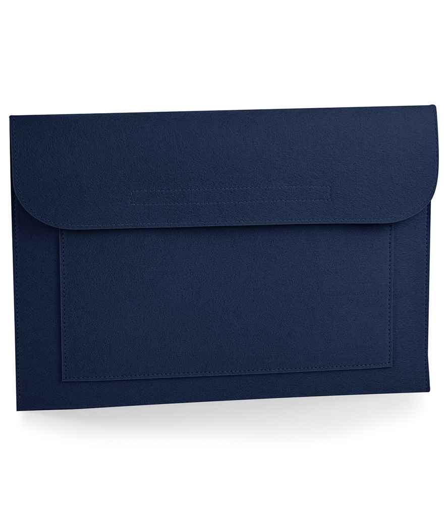 BagBase Felt Laptop/Document Slip - Navy