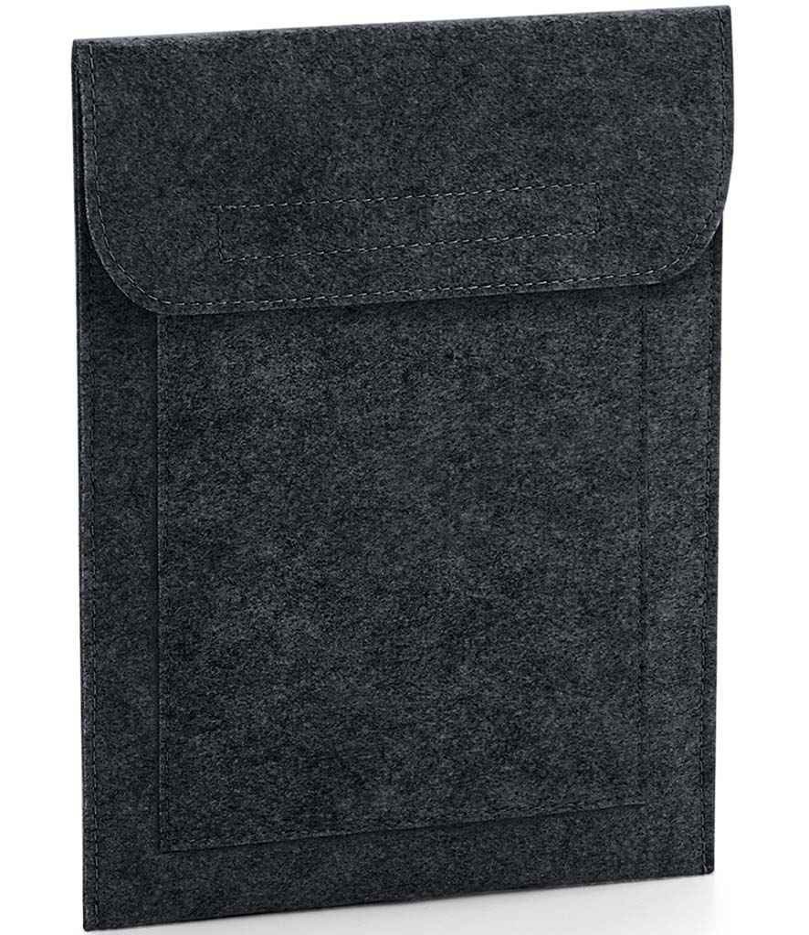 BagBase Felt iPad®/Tablet Slip - Charcoal Melange