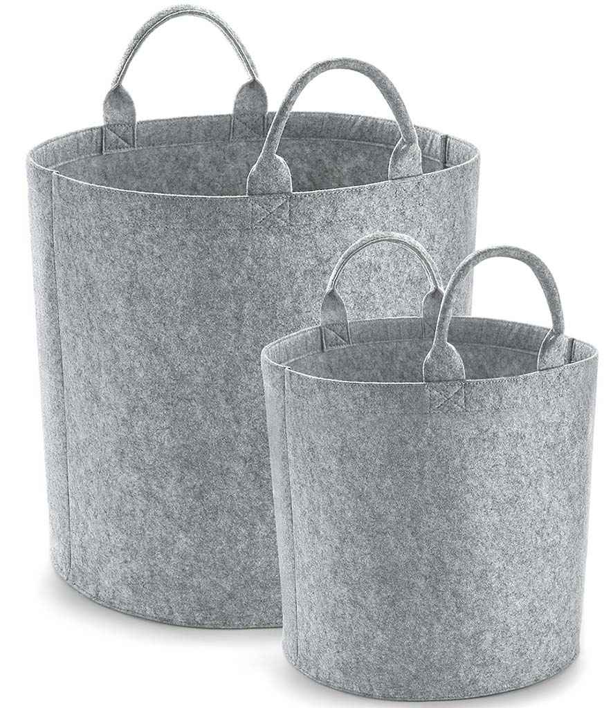 BagBase Felt Trug - Grey Melange
