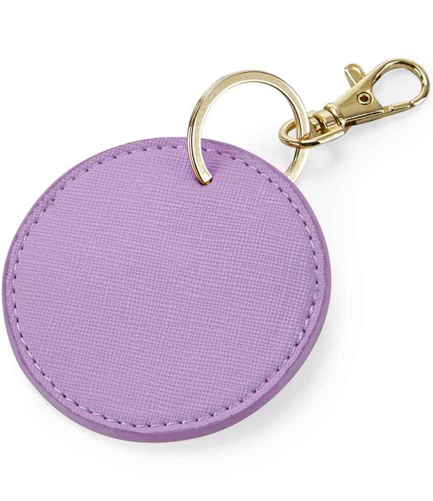 BagBase Boutique Circular Key Clip - Lilac