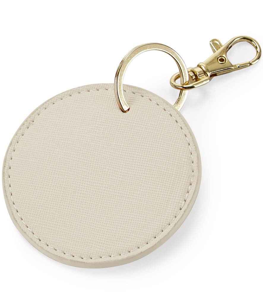 BagBase Boutique Circular Key Clip - Oyster