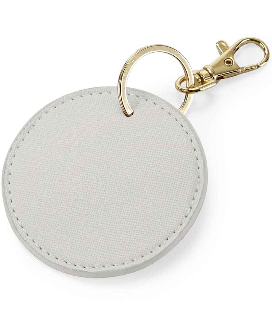 BagBase Boutique Circular Key Clip - Soft Grey