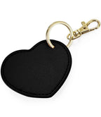 BagBase Boutique Heart Key Clip - Black