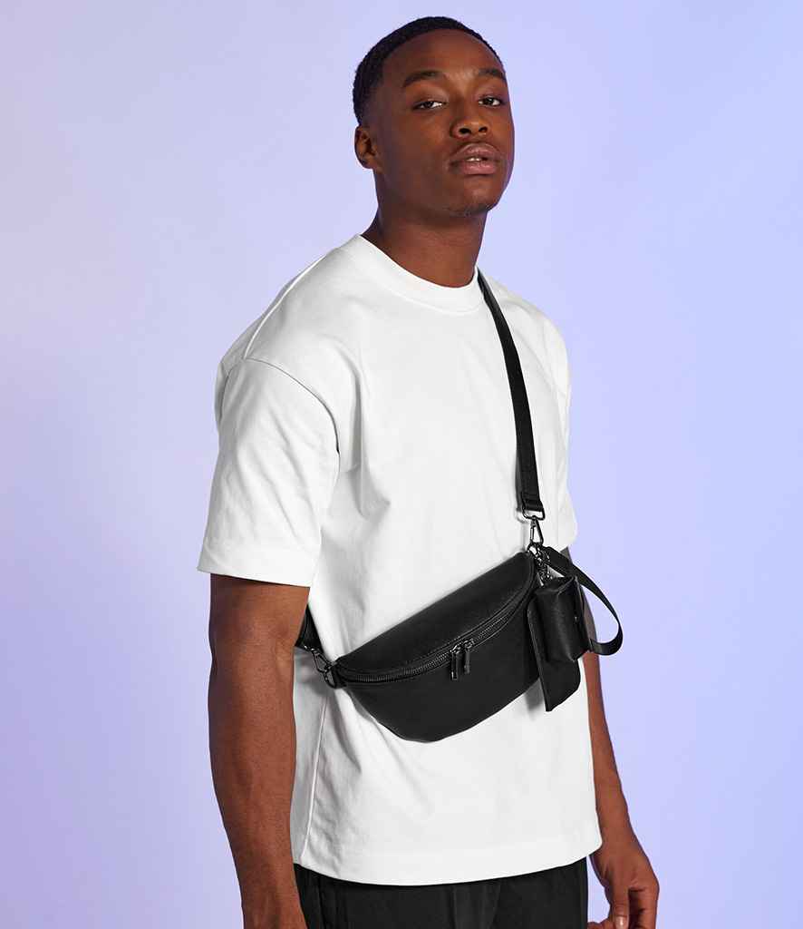 BagBase Boutique Pouch Wristlet - Black/Black