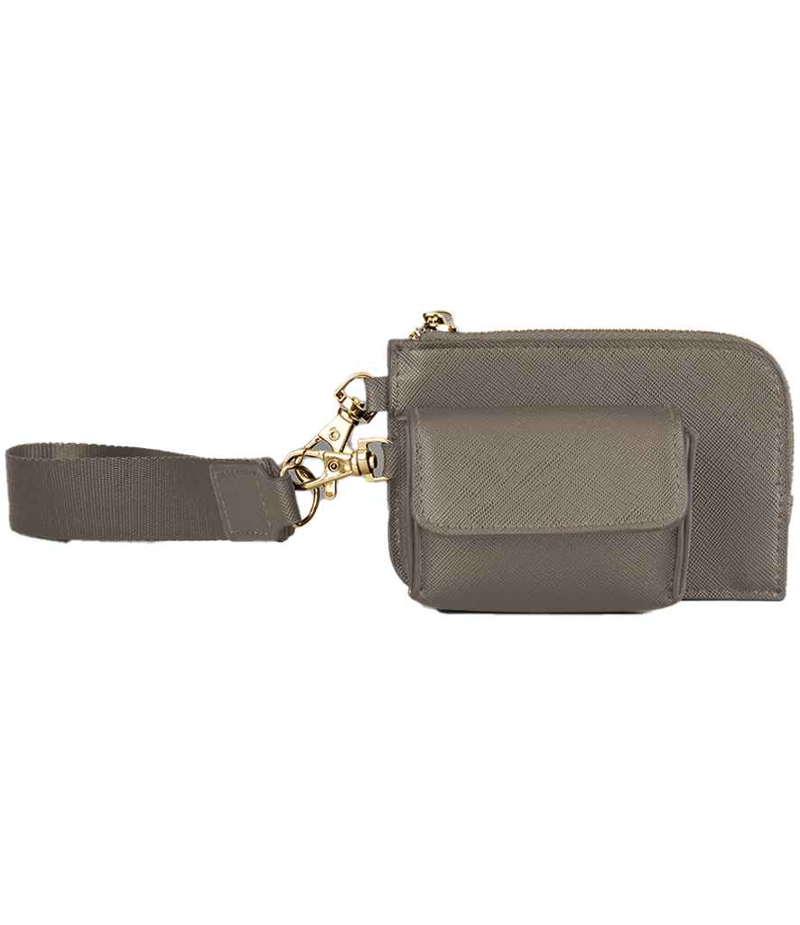 BagBase Boutique Pouch Wristlet - Taupe