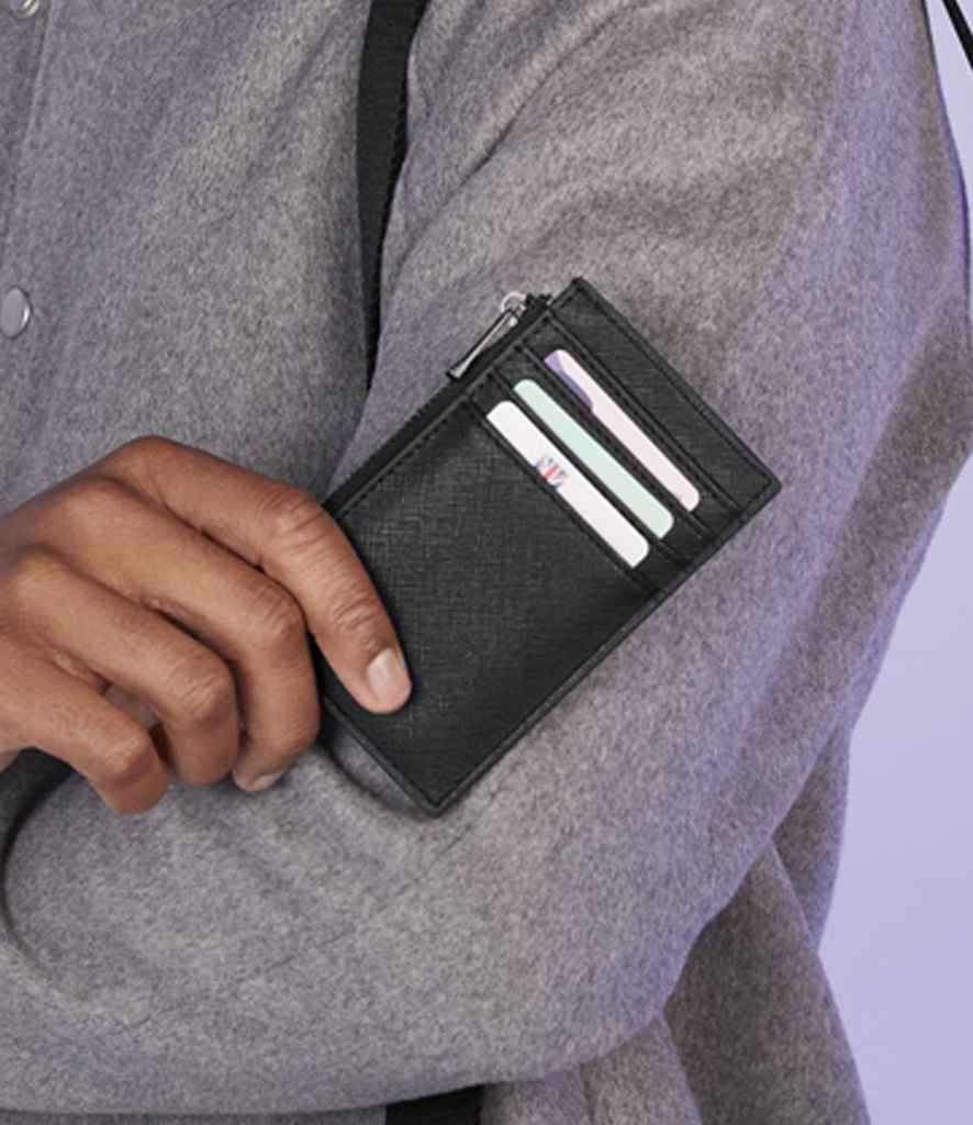 BagBase Boutique Card Holder - Black/Black