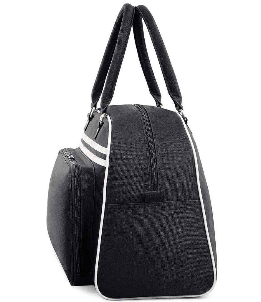 BagBase Retro Bowling Bag - Black/White