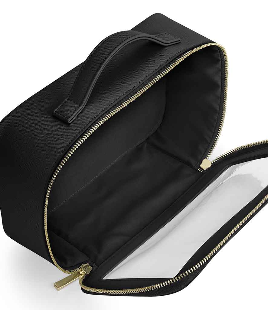 BagBase Boutique Clear Window Travel Case - Black