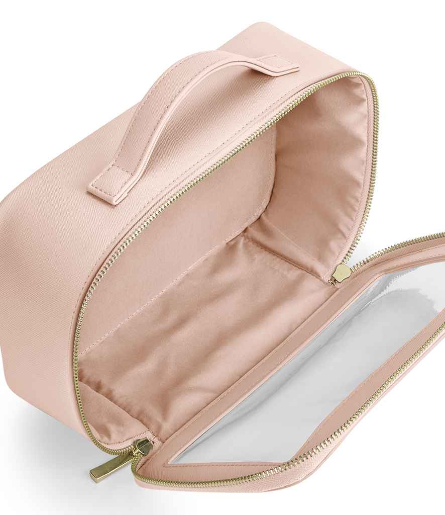 BagBase Boutique Clear Window Travel Case - Soft Pink