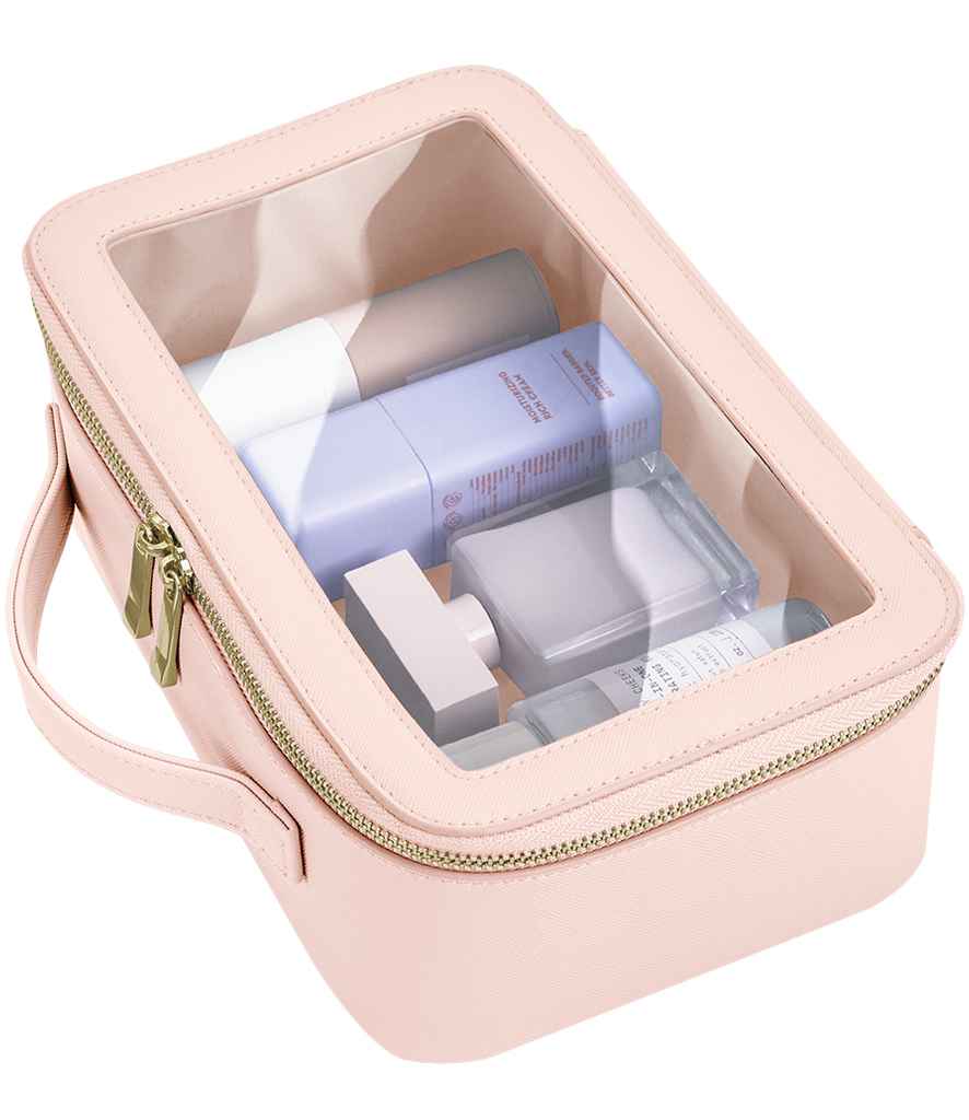 BagBase Boutique Clear Window Travel Case - Soft Pink