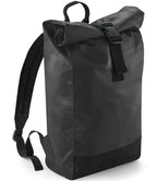 BagBase Tarp Roll-Top Backpack - Black