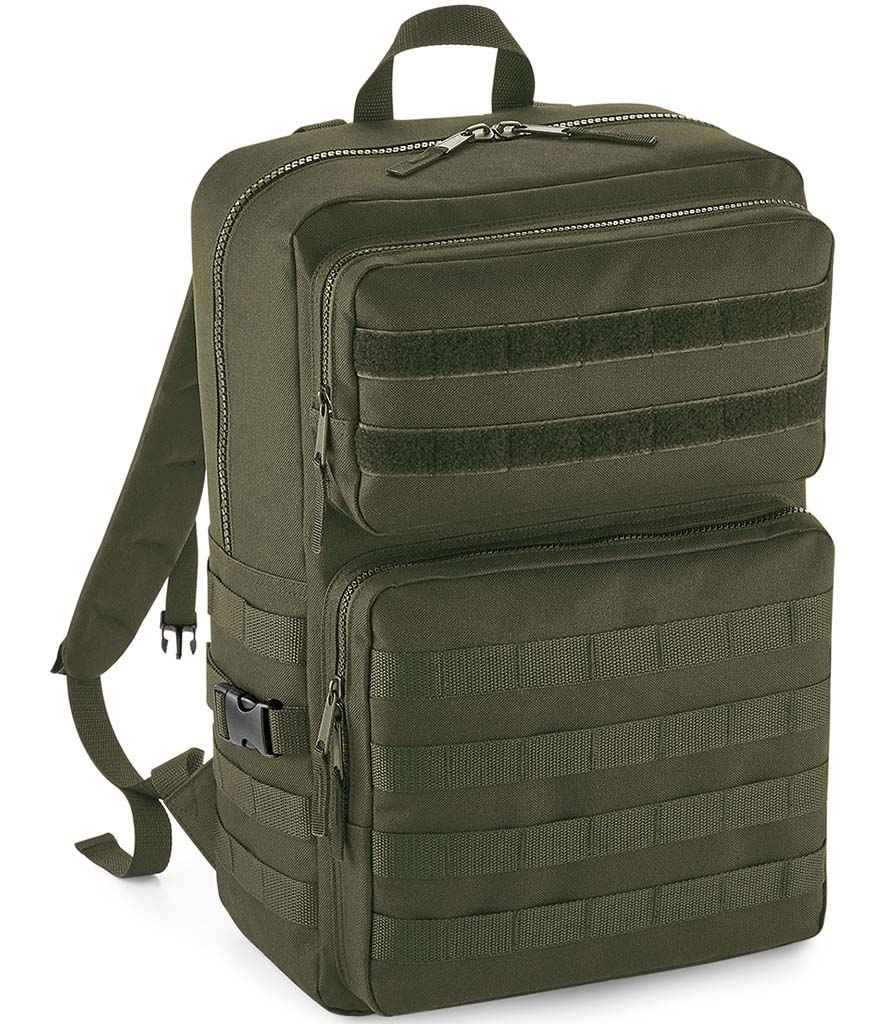 BagBase MOLLE Tactical Backpack - Military Green