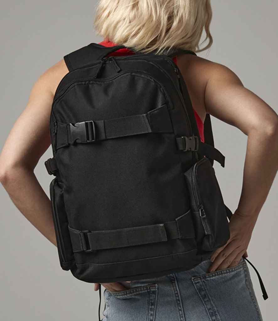 BagBase Old School Boardpack - Black