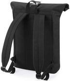 BagBase Roll-Top Backpack - Black