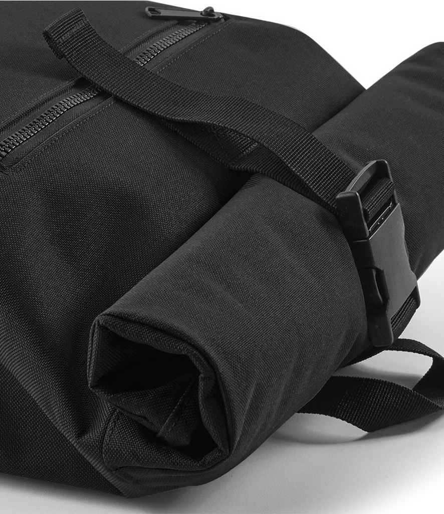 BagBase Roll-Top Backpack - Black