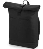 BagBase Roll-Top Backpack - Black
