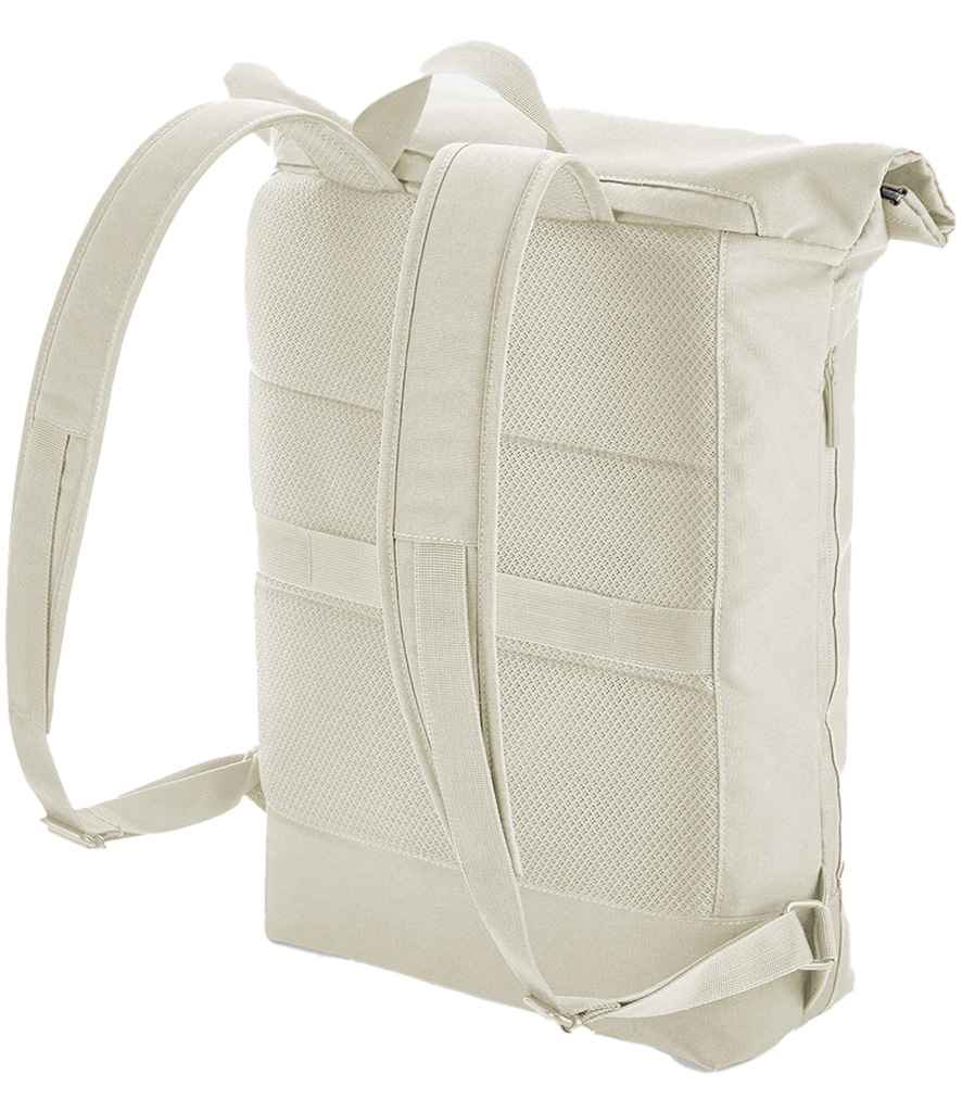 BagBase Simplicity Roll-Top Backpack - Beige