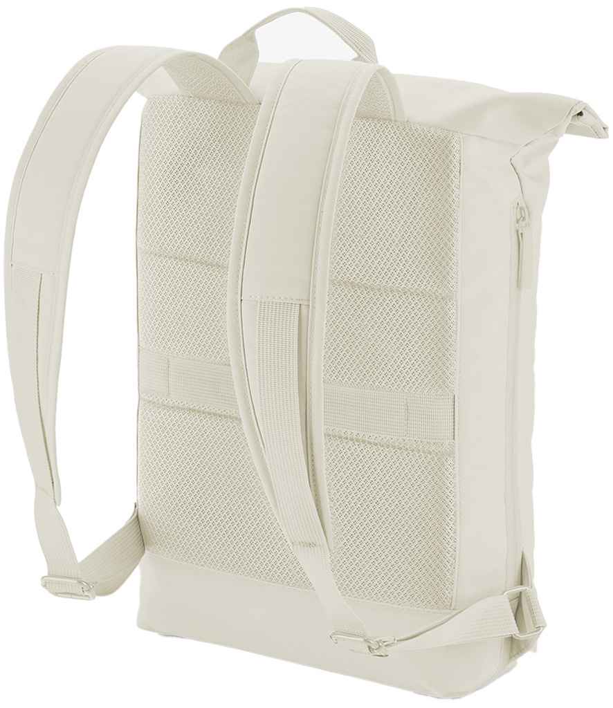BagBase Simplicity Roll-Top Backpack Lite - Beige