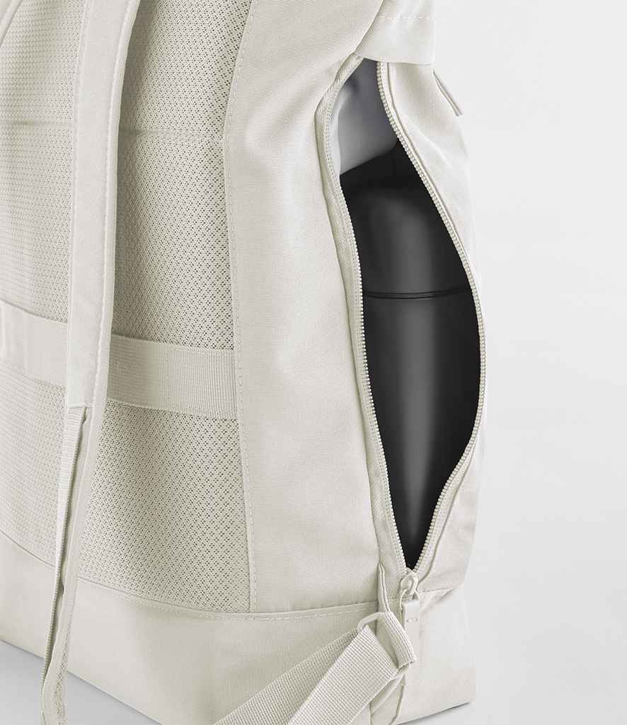 BagBase Simplicity Roll-Top Backpack Lite - Beige